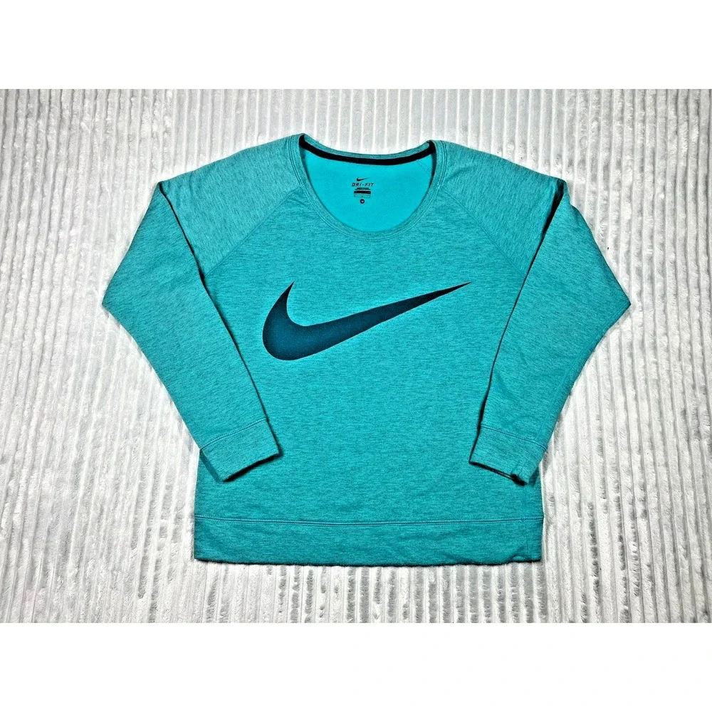 Nike Epic Obsessed Active Sweatshirt Women's M‎ Athleisure Center Swoosh Dri-Fit